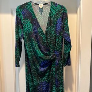 Anne Klein faux wrap dress